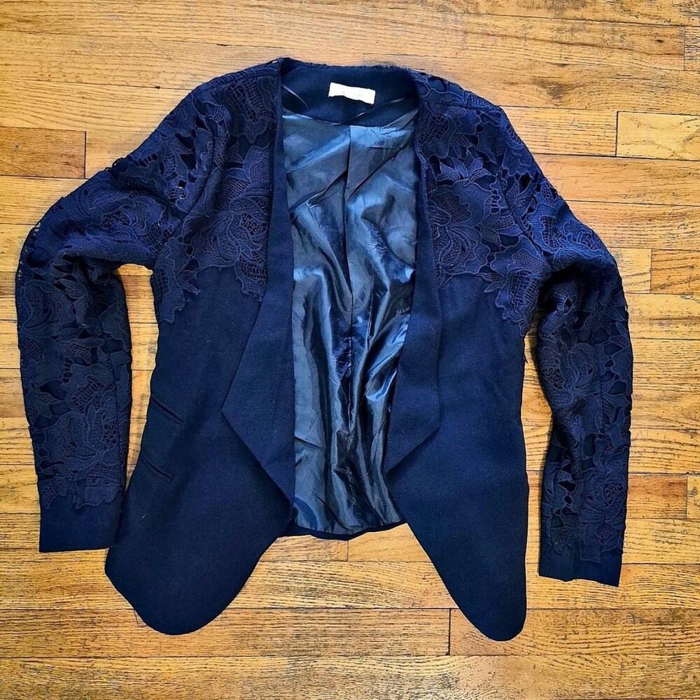 One the land navy blue jacket